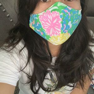 Lilly Pulitzer home made mask